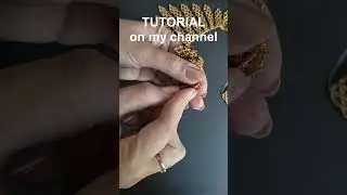 DIY seed bead necklace tutorial step by step on my beading channel