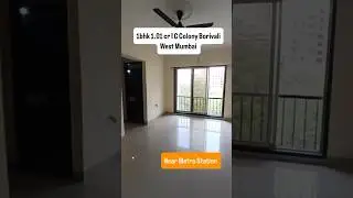 1bhk 1.01 cr IC Colony Borivali West Mumbai near metro station pls call 9930625598