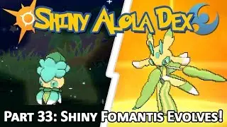 [LIVE!] Shiny Fomantis after 263 SOS Chain on Route 5 + Evolution! (Pokemon Sun and Moon)