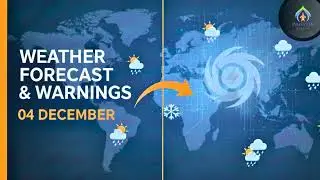 IMD Weather Update 04 Dec 2025 | Cold North, Rain & Wind Alerts South 🌨️🌧️