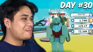 Playing Weapon Fighting Simulator for 30 days Straight!