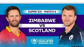 zimbabwe vs scotland world cup qualifier match 2023 highlights | ZIM VS SCO WC Qualifier 2023
