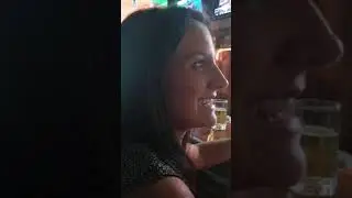 Bar hypnosis with Sarah. She's the best subject EVER