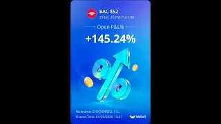 Bank of America Options Trade Set up