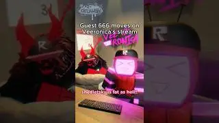 Guest 666 moves on Veeronica's stream #forsaken #roblox #robloxshorts