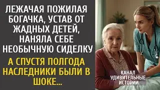 Tired of greedy children, the bedridden rich woman hired an unusual nurse... And six months later...