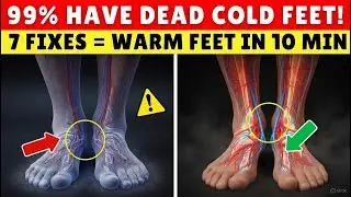 Can These 7 Foot Circulation & Swelling Fixes Help in 10 Minutes? | Senior Health Tips