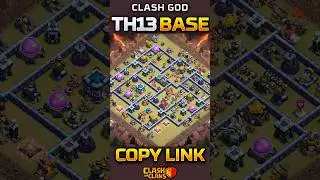⚔️ Best TH13 War Base 2025 | Anti 3-Star 💥 | Clash of Clans