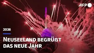 Neuseeland begr&uuml;&szlig;t 2026 mit Feuerwerk | AFP