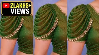 Trending sleeve design cutting and stitching| blouse sleeve design|बाजू की डिजाइन।sleeve design||