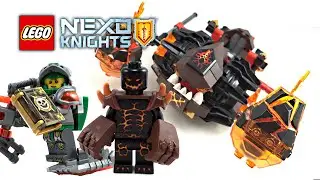 Обзор набора LEGO Nexo Knights &laquo;Лавовый крушитель Молтора&raquo;! 70313
