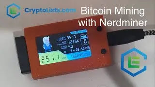 Bitcoin Home Mining NerdMiner V2 Ultra - Real Hashrate and Real Life Solo Mining: BTC Mining Machine