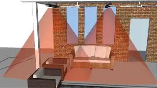 Preliminary Placement of Infratech Patio Heater 