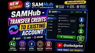SAMHub - Transfer Credits to Existing Account #unlockprice