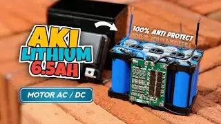 Merakit aki Lithium dari baterai LiFePo4 26650 anti protect bisa untuk semua motor