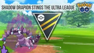 Shadow Drapion packs a nasty sting in the Ultra league season 8 go battle league #shorts