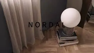 Organic-Shaped Mirror by Nordal | Natural Wood Elegance for Nordic Homes 🪞