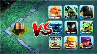 Giant Cannon vs All Troops 🔥🔥🔥 | Clash of Clans | Builder Base
