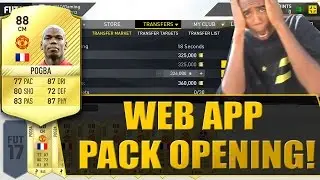WEB APP PACK OPENING! - FUT17