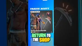Travis Scott SCRETLY RETURNS To Fortnite!
