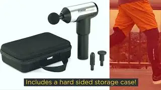 Conair Cordless PowerMaster&trade; Percussion Massage Gun &ndash; Full Body Massage 3 Heads and 4 Speeds