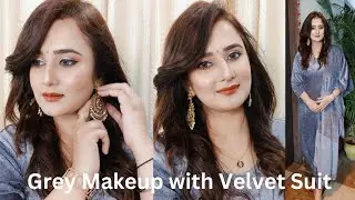 Grey Makeup look With aGrey Outfit / Party Makeup Look / SWATI BHAMBRA