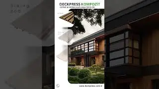 Kompozit Dış ve İ&ccedil; Mekan Kaplama &Uuml;r&uuml;nleri.    #zeminkaplama #keşfet #cephekaplama #pergola