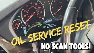 BMW OIL RESET (No scan tools) 