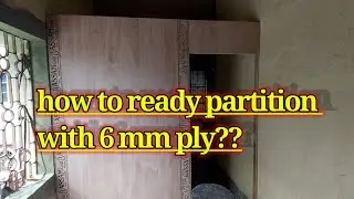 #Very easy-to ready partition wall with 6mm ply..#$%
