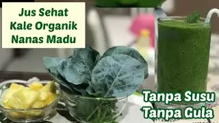 Jus Daun Kale Nanas Madu