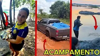 ACAMPAMOS 2 DIAS NO ARAGUAIA, TEVE PESCARIA E  RECEITA NOVA 