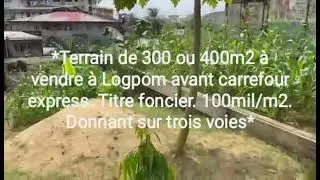 Terrain &agrave; vendre &agrave; Logpom (Express)