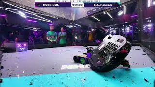 horridus vs B.A.R.D.I.C.C. - NHRL June 2025 3 lb Beetleweight Qualifiers