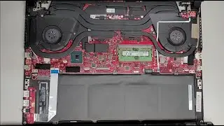 Разборка и замена оперативной памяти и SSD на ультратонком игровом ноутбуке ASUS ROG Zephyrus S G...