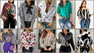 BLUSAS VERANO 2021_2022 nuevos dise&ntilde;os tendencias impecables estilos de blusas elegantes y modernas