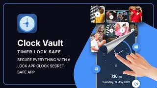 Clock Vault &ndash; Timer Lock Safe