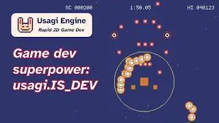 How to use dev mode checks to make game development easier - usagi.IS_DEV Tutorial