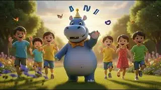 Happy Hippo's ABC Song | Fun Song | Sing-along | learn A to Z through music