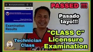 NTC | Class C Licensure Examination 2022 | Technician Class | PASSED