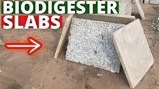 Biodigester Construction with Precast Slabs