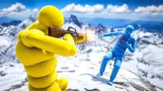 NPC Wars with Active Ragdoll Dudes #43 Euphoria Physics