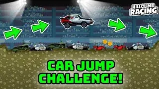 ALL VEHICLES vs CAR JUMP CHALLENGE - Hill Climb Racing