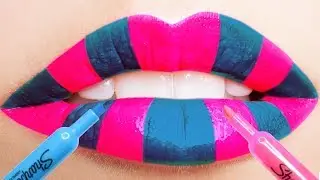 DIY Lip Balm {Easy}! 5 School Supply Lip Gloss DIYs! WEIRD School HACKS You Need To Try!