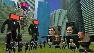 NEW ULTIMATE MECHA TV MAN BOSS VS NEW SKIBIDI TOILETS CLAW - Gmod