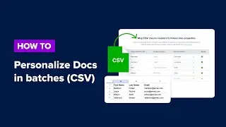 Personalize Docs in batches (CSV) - OLD