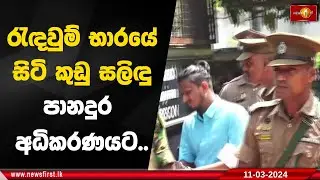 රැඳවුම් භාරයේ සිටි කුඩු සලිඳු පානදුර අධිකරණයට..