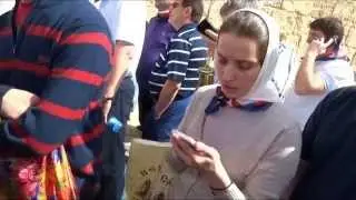 Jerusalem holy fire - Orthodox Easter in 2014. MIRACLE