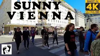 💥 Sunny sunny Day, B&ouml;rse Schottenring-Hoher Markt, Wien, Vienna City Walking, 4k, 60fps
