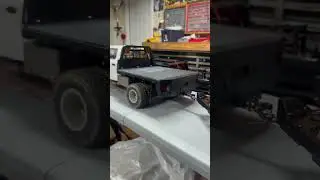 Custom 3D printed CEN F450 Superduty flatbed #scaletruck #scalerc