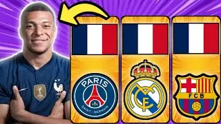 GUESS THE COUNTRY AND CLUB OF THE PLAYERS | FOOTBALL QUIZ 2023